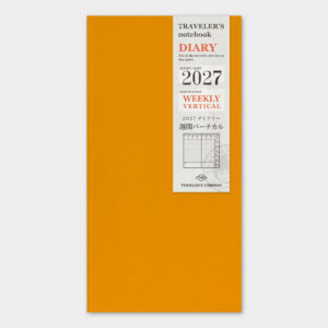 Traveler's Company Traveler's Notebook  2027 Weekly Vertical Diary