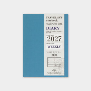 Traveler's Company Traveler's Notebook  2027 Weekly Passport Size Diary