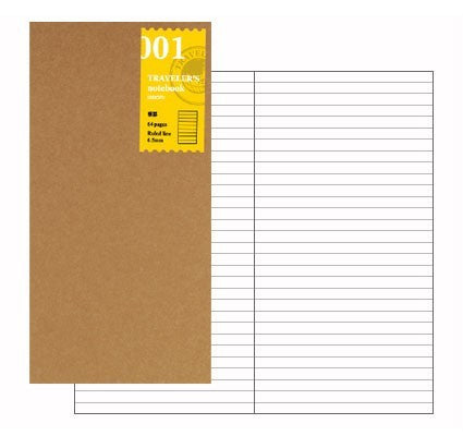 Traveler's Company Traveler's Notebook Refill 001 Lined