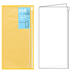 Traveler's Company Traveler's Notebook Refill 008 Zipper Pocket
