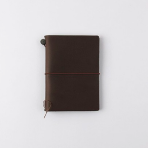 Traveler's Company Traveler's Notebook Brown Passport Size