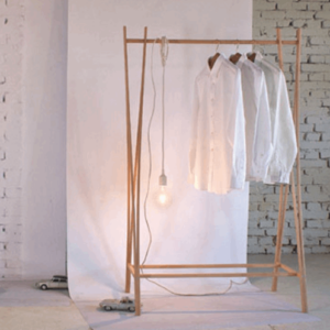 Japanese-Italian Clothes Rack- Natural 4 weeks delivery, black in stock